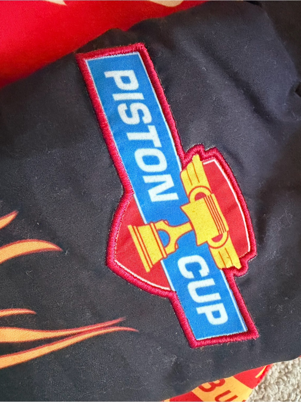 Disney Cars - Rust-eze Red & Black Racing Jacket with Matching Cap - Picture 5 of 7